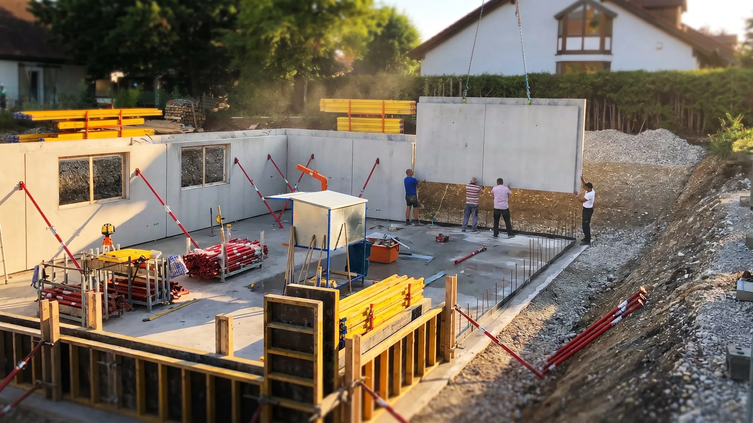 Rohbau steht - Ihr Rohbau bei Max Fichtel Bau